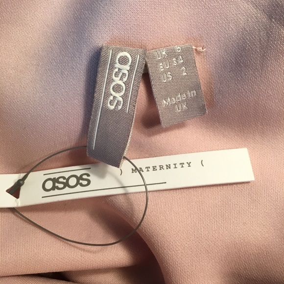 🌺SOLD🌺ASOS Mink Blush One Shoulder Ruffle Dress - Picture 5 of 7